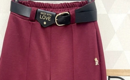 Mindy Burgundy trousers