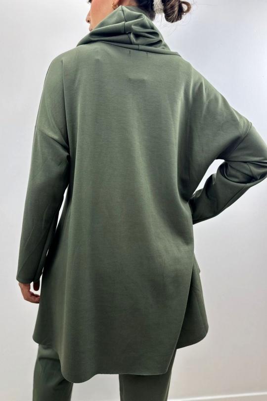 Khaki face tunic