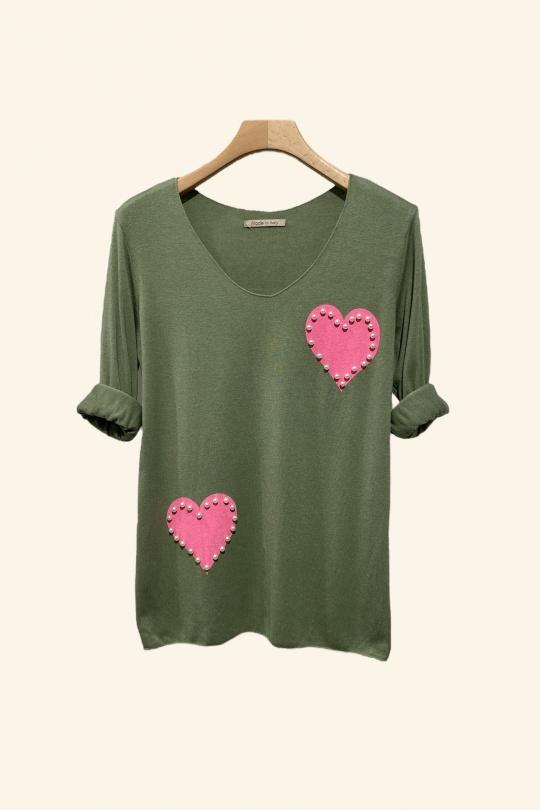 Love Khaki top