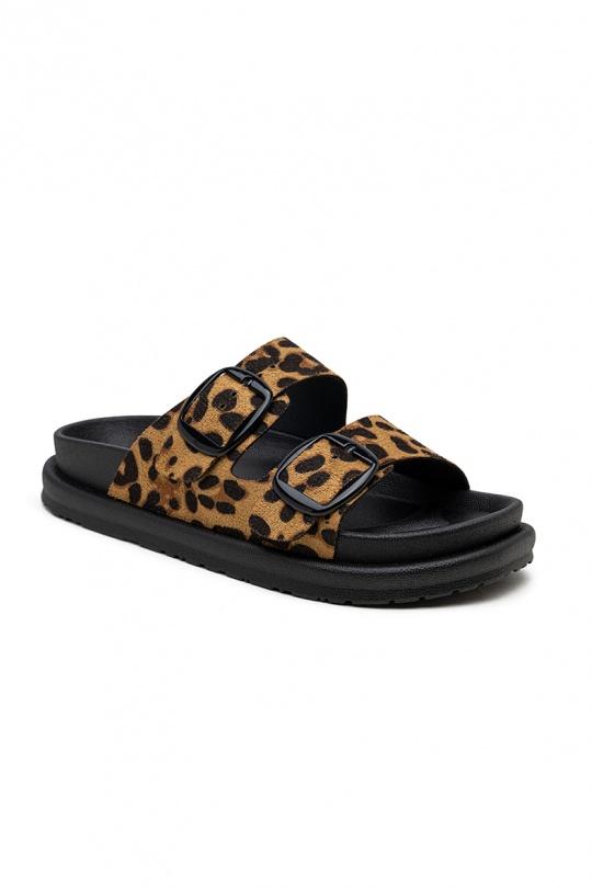 Leopard print sandles