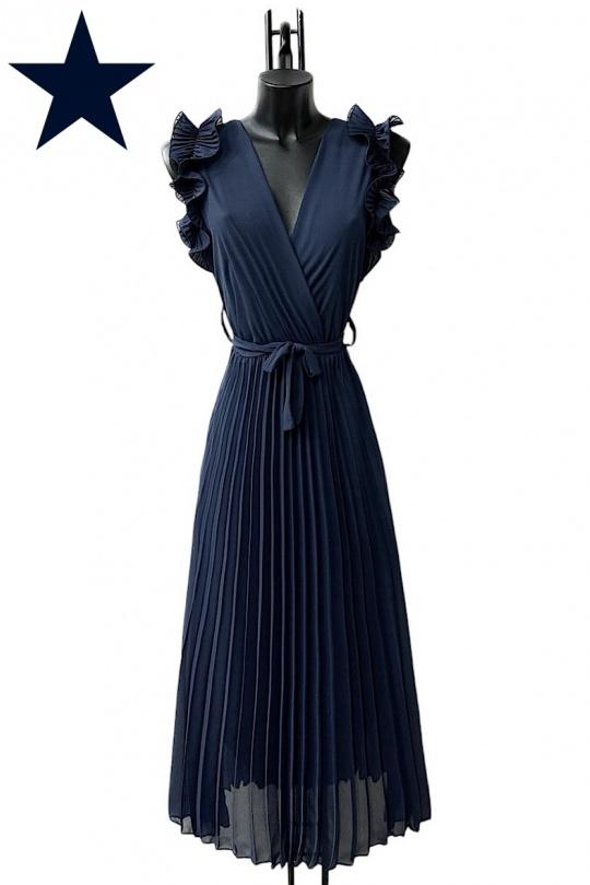 Morgan frill belted dresses