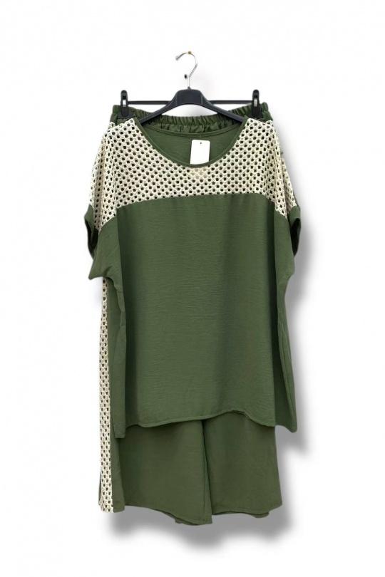 Breda Khaki plus size set