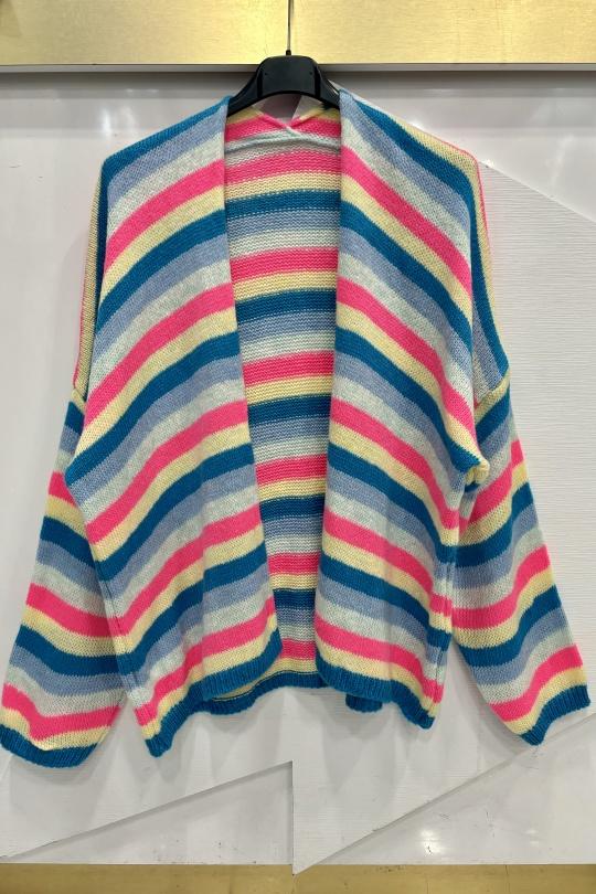 Stripped cardigans