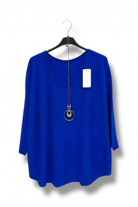 plus size necklace tops