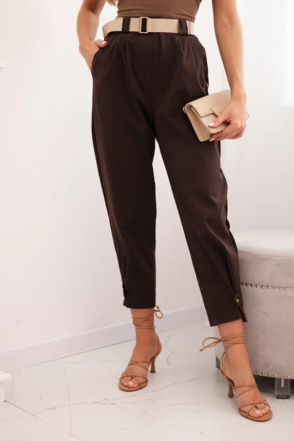 Patty belted trousers