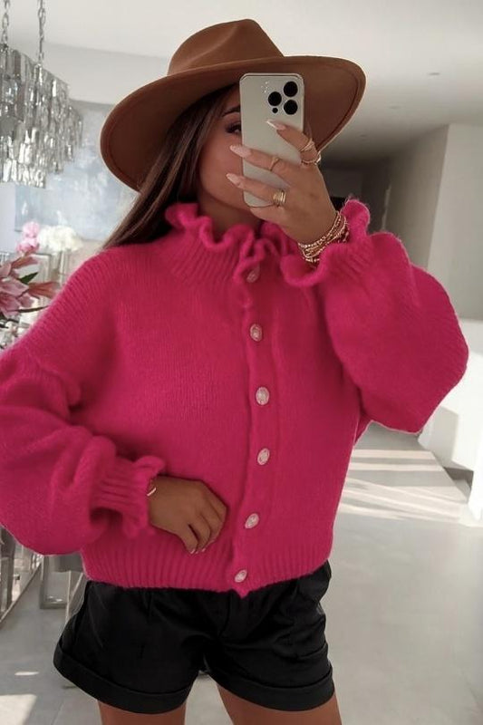 Sharon pink cardigan
