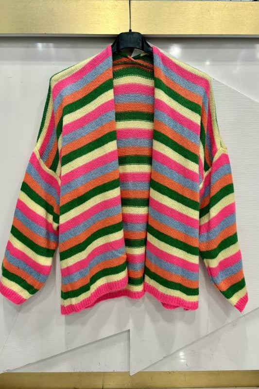 Stripped cardigans
