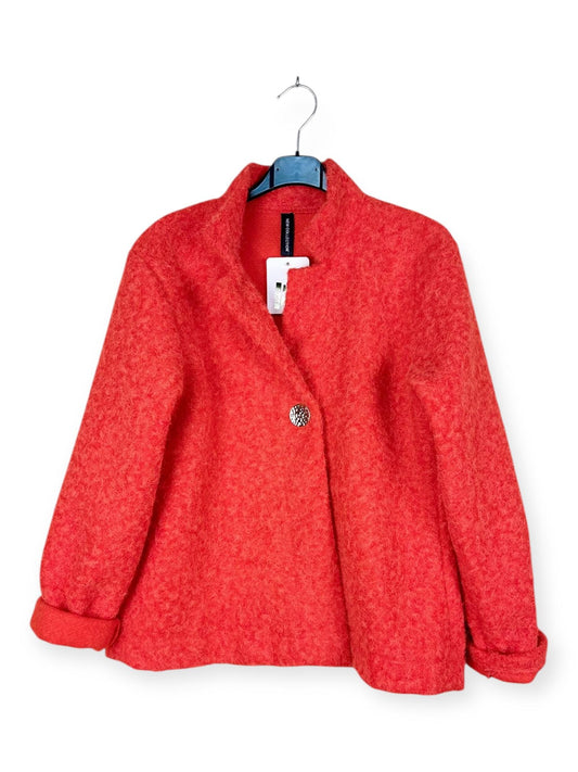 Orange button jacket