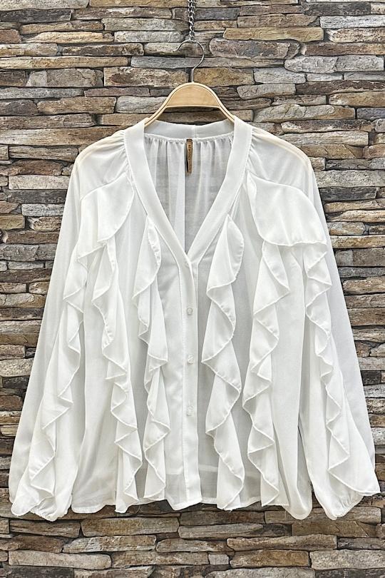 Tia frill blouse