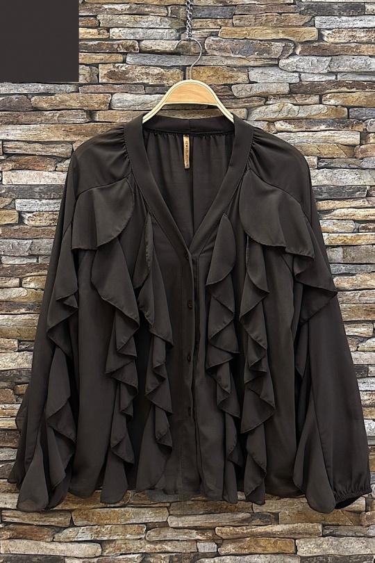 Tia frill blouse