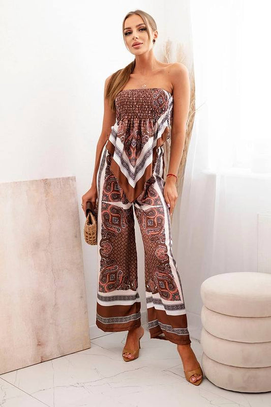 Mai Brown print set