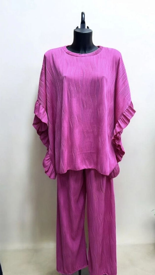 Pink plus size set