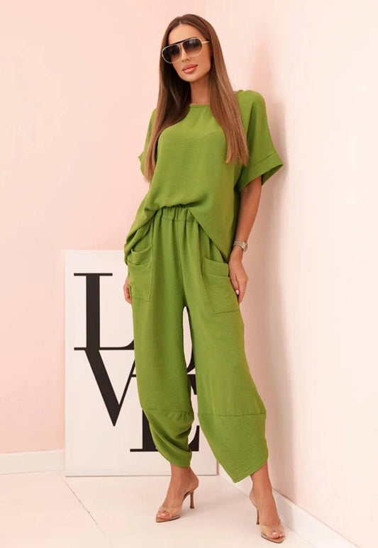 Winnie Lime green set