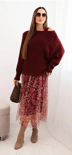 Davina Burgundy dress