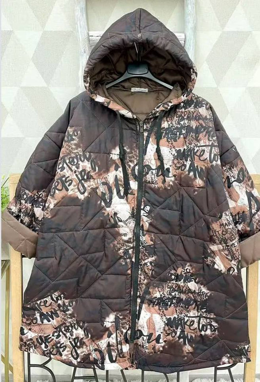 Ann print winter coats