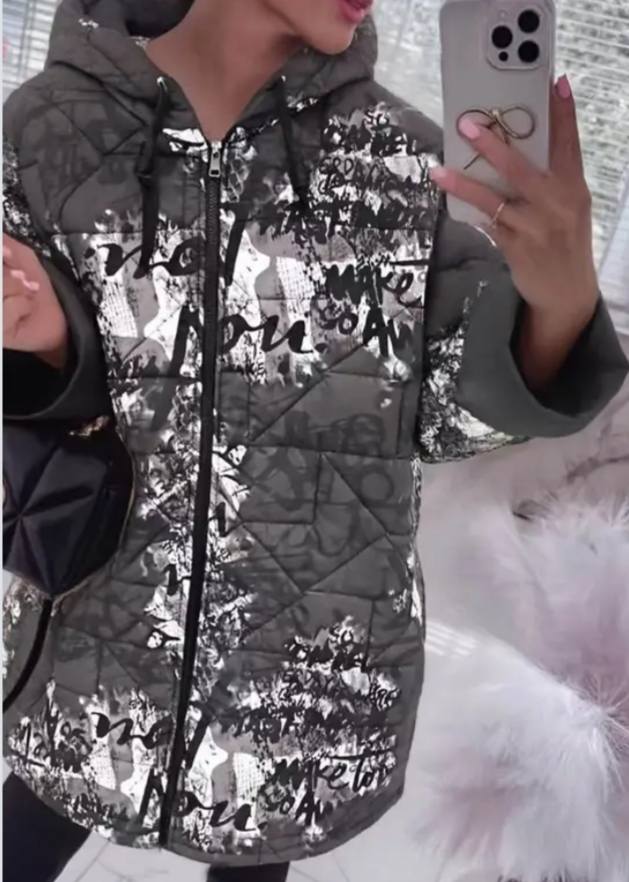 Ann print winter coats