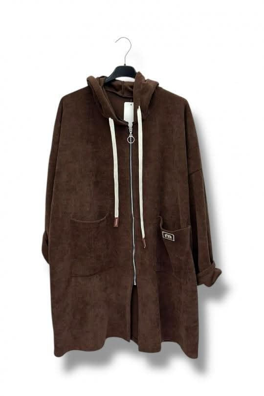 Mai Brown plus size jacket