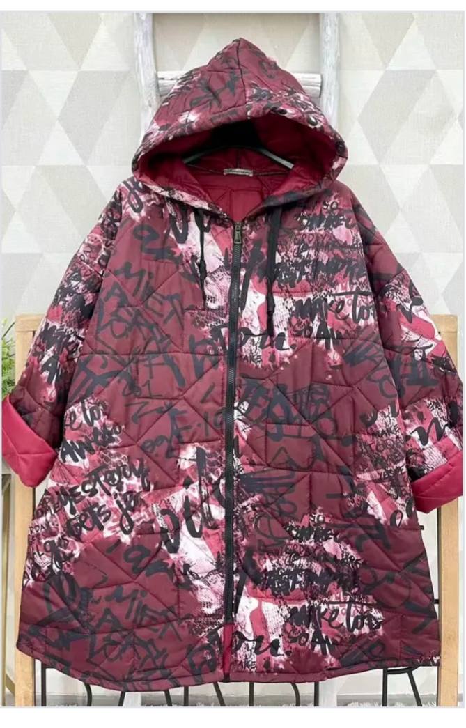 Ann print winter coats