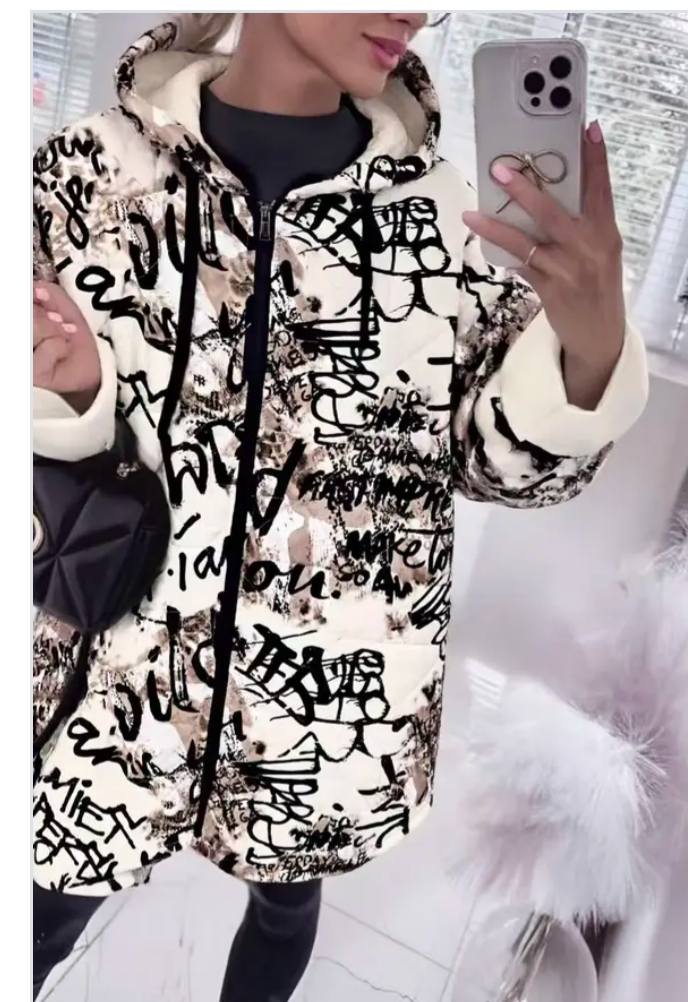 Ann print winter coats