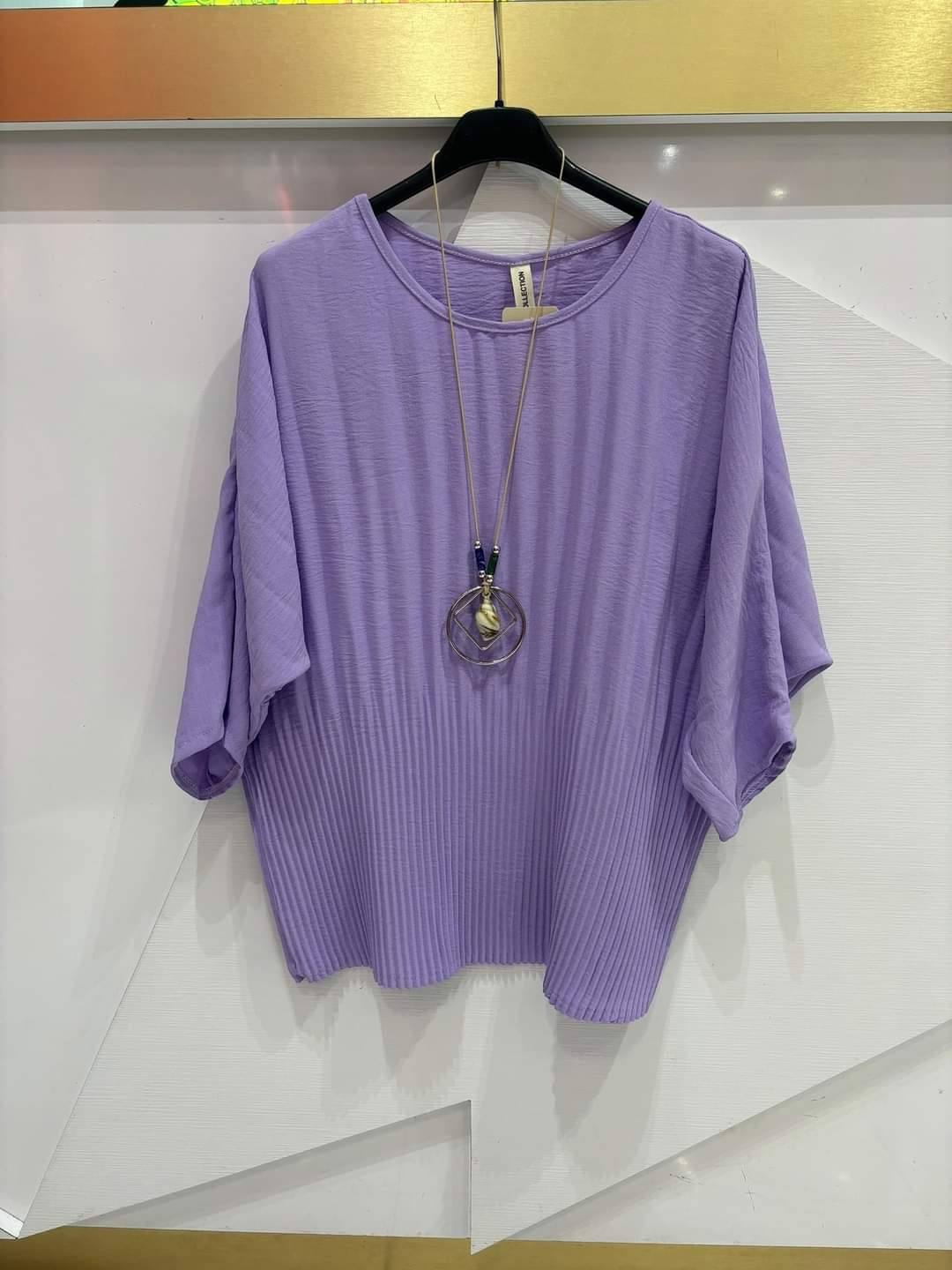 Lilac necklace jumper