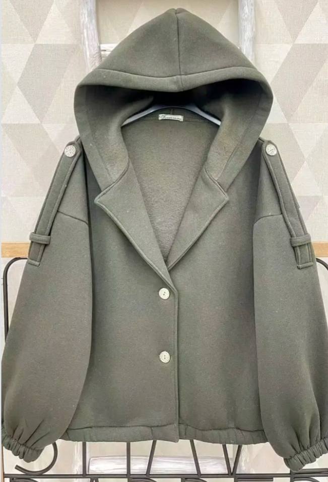 Khaki button jacket