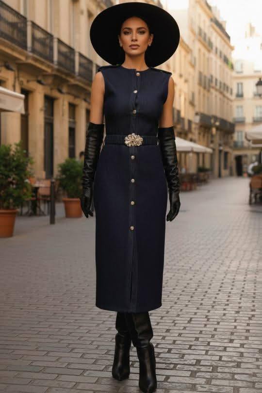 Maura Denim dress