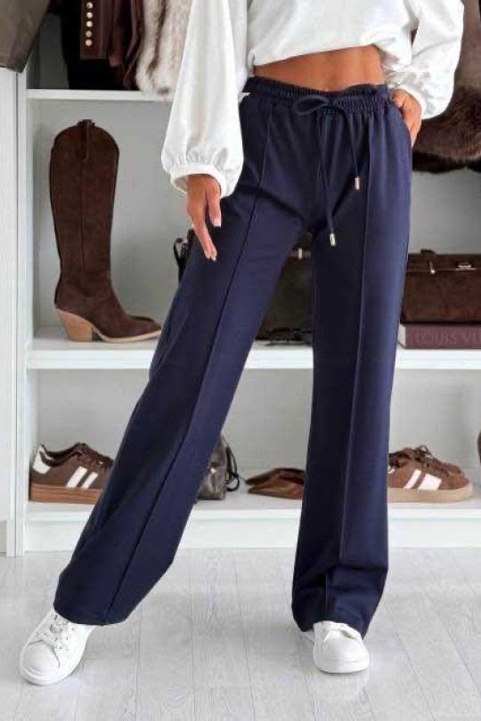 Leah Navy trousers