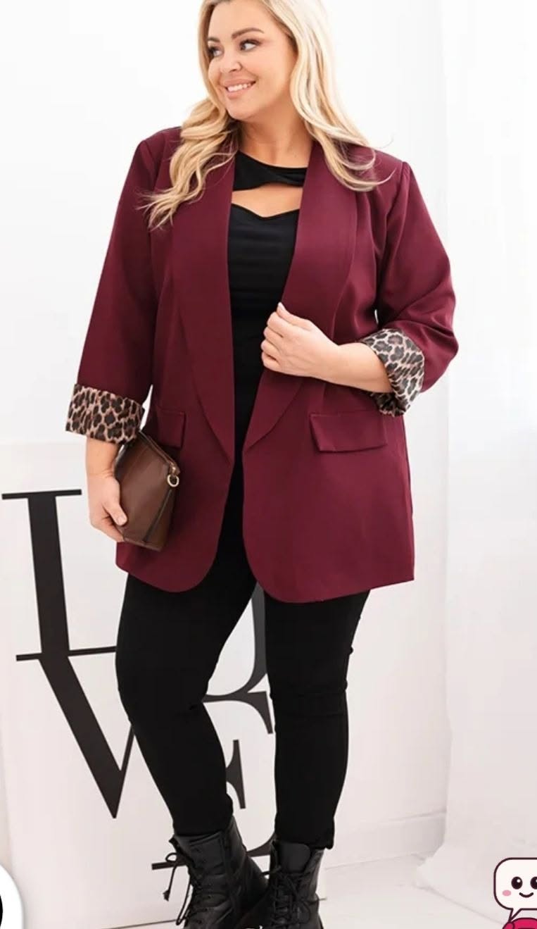 Plus size blazer