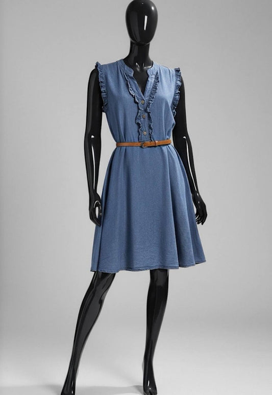 Amber denim dress
