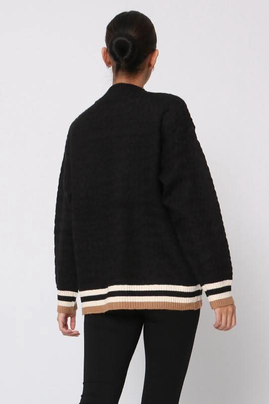 Belinda black cardigan