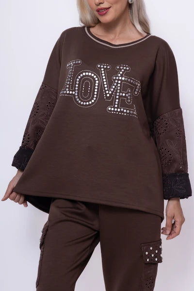 Lovie Brown top